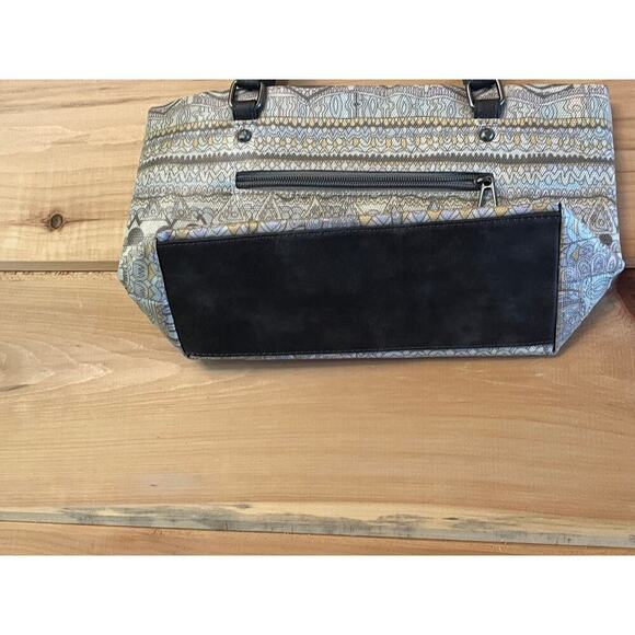 Sakroots women's elephant geometric print purse hand bag. - Picture 4 of 8